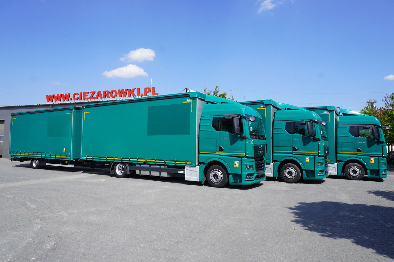 MAN TGX 18.470 / Trailer 19 EPAL / Curtainsider 19 EPAL / 2022 / Retarder / 15 units - شاحنة ستارة: صورة 2 MAN TGX 18.470 / Trailer 19 EPAL / Curtainsider 19 EPAL / 2022 / Retarder / 15 units - شاحنة ستارة: صورة 2