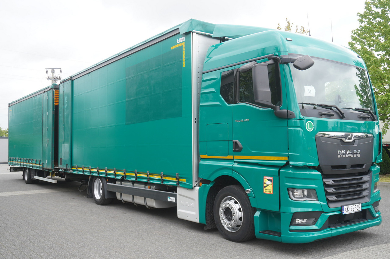 MAN TGX 18.470 / Trailer 19 EPAL / Curtainsider 19 EPAL / 2022 / Retarder / 15 units - شاحنة ستارة: صورة 2 MAN TGX 18.470 / Trailer 19 EPAL / Curtainsider 19 EPAL / 2022 / Retarder / 15 units - شاحنة ستارة: صورة 2