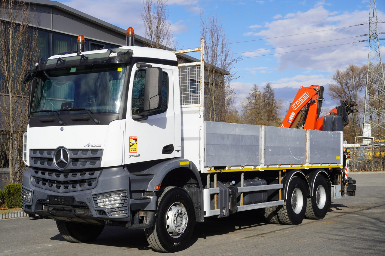 MERCEDES-BENZ AROCS 2636 Flatbed / HDS FASSI F175 7.7 T / 150,000 km - موبايل كرين: صورة 2 MERCEDES-BENZ AROCS 2636 Flatbed / HDS FASSI F175 7.7 T / 150,000 km - موبايل كرين: صورة 2