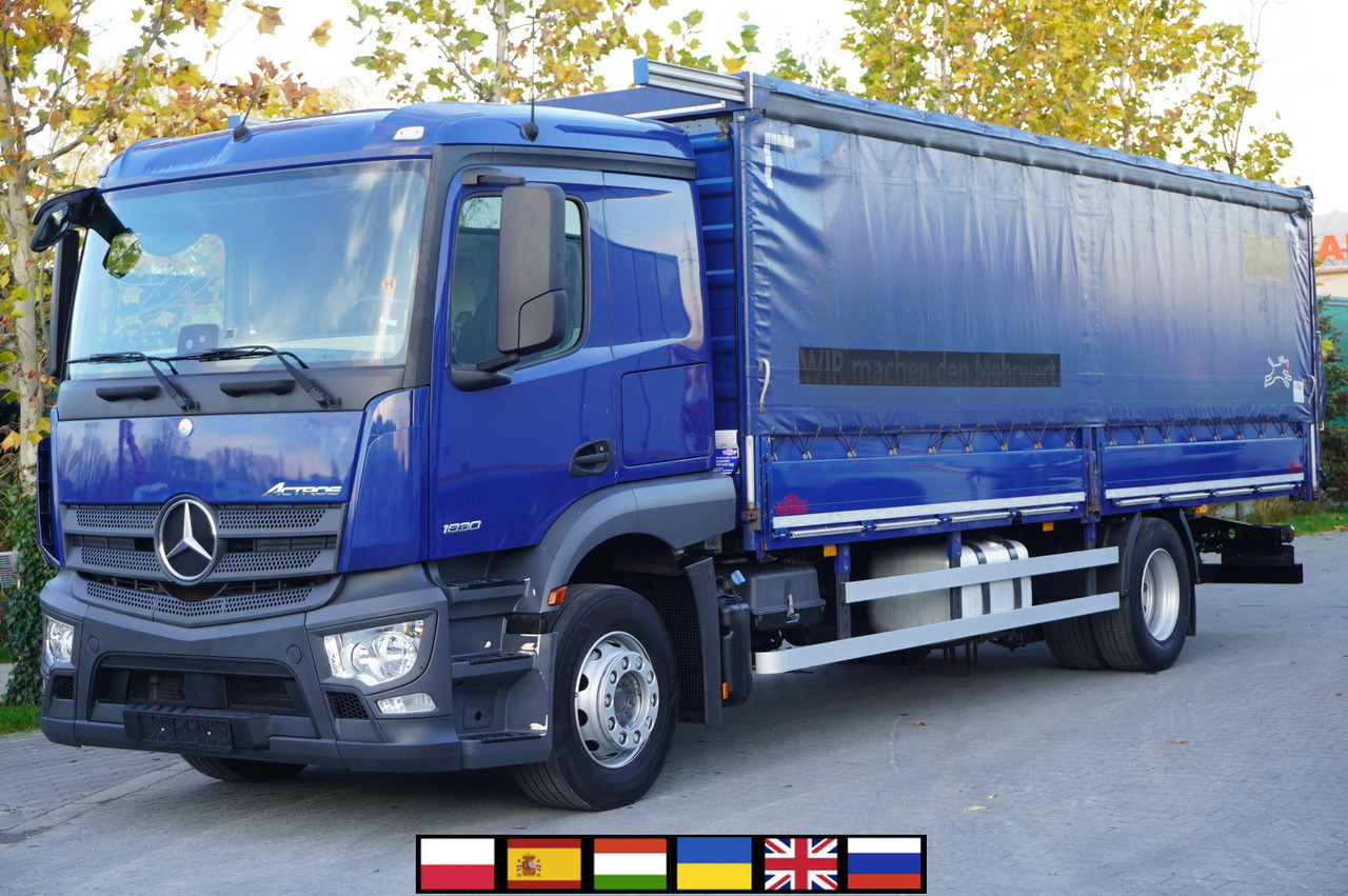 MERCEDES-BENZ Actros 1830 4x2 E6 / Curtainsider 18 EPAL / Sleeper cab - شاحنة ستارة: صورة 1 MERCEDES-BENZ Actros 1830 4x2 E6 / Curtainsider 18 EPAL / Sleeper cab - شاحنة ستارة: صورة 1