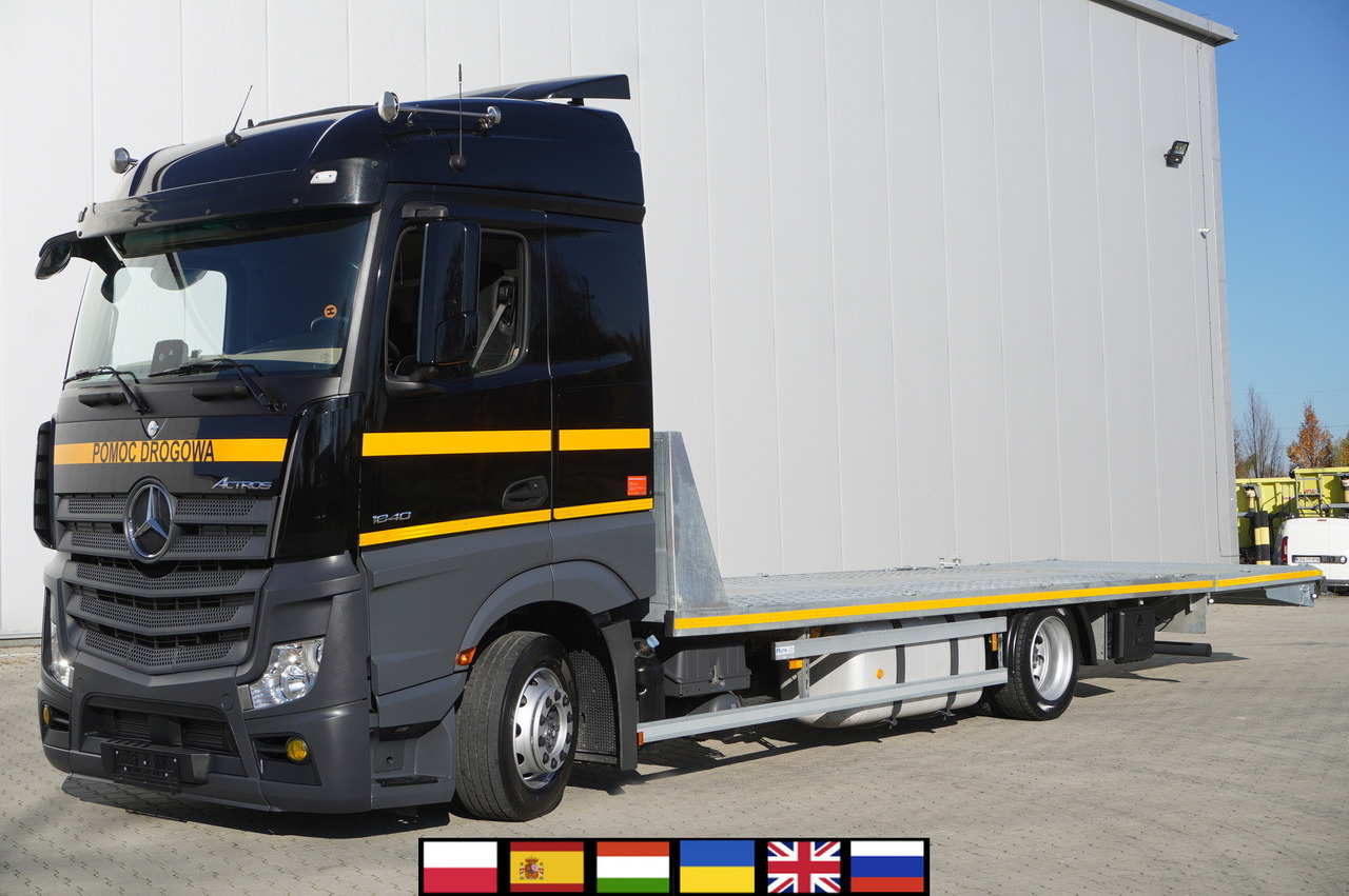 MERCEDES-BENZ Actros 1840 E6 4×2 / NEW Tow Truck platform 9.25 m / Lounge cabin - شاحنة نقل سيارات شاحنة: صورة 1 MERCEDES-BENZ Actros 1840 E6 4×2 / NEW Tow Truck platform 9.25 m / Lounge cabin - شاحنة نقل سيارات شاحنة: صورة 1
