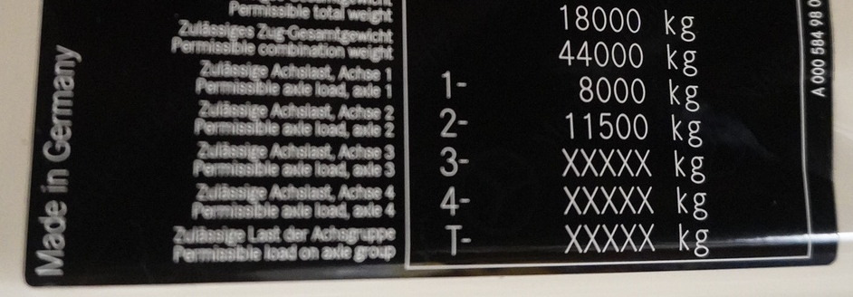 شاحنة قلاب MERCEDES-BENZ Actros 1840 / New 3-side tipper 10 EPAL / Diff. lock / Load cap 10 t [ Copy ]: صورة 30