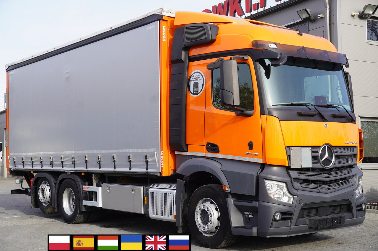 MERCEDES-BENZ Actros 2545 6×2 MP5 / FULL ADR / Curtainsider 17 EPAL - شاحنة ستارة: صورة 1 MERCEDES-BENZ Actros 2545 6×2 MP5 / FULL ADR / Curtainsider 17 EPAL - شاحنة ستارة: صورة 1