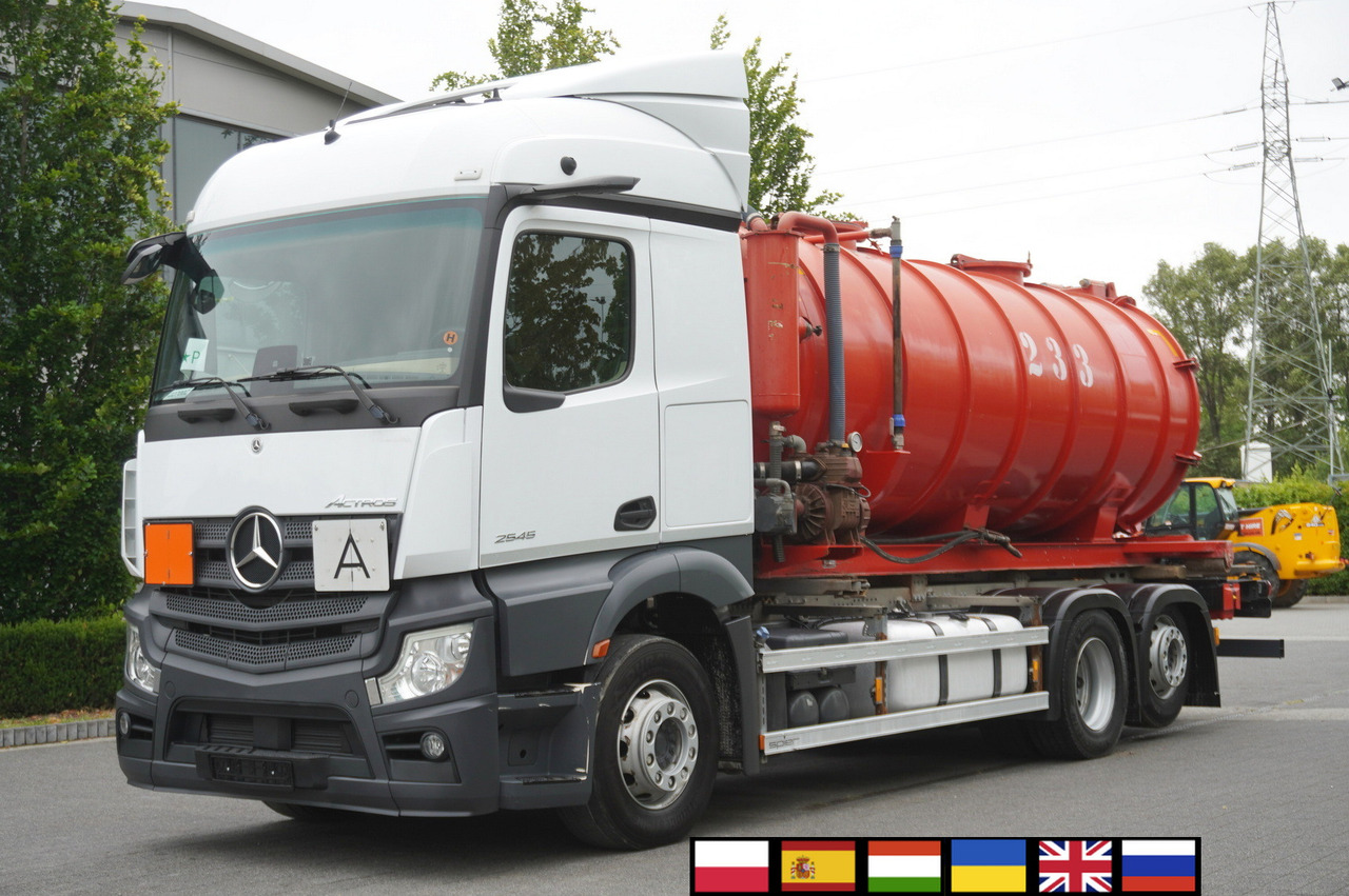 MERCEDES-BENZ Actros 2545 6 × 2 MP5 / NEW septic barrel 13000 L - صهريج السماد السائل: صورة 1 MERCEDES-BENZ Actros 2545 6 × 2 MP5 / NEW septic barrel 13000 L - صهريج السماد السائل: صورة 1