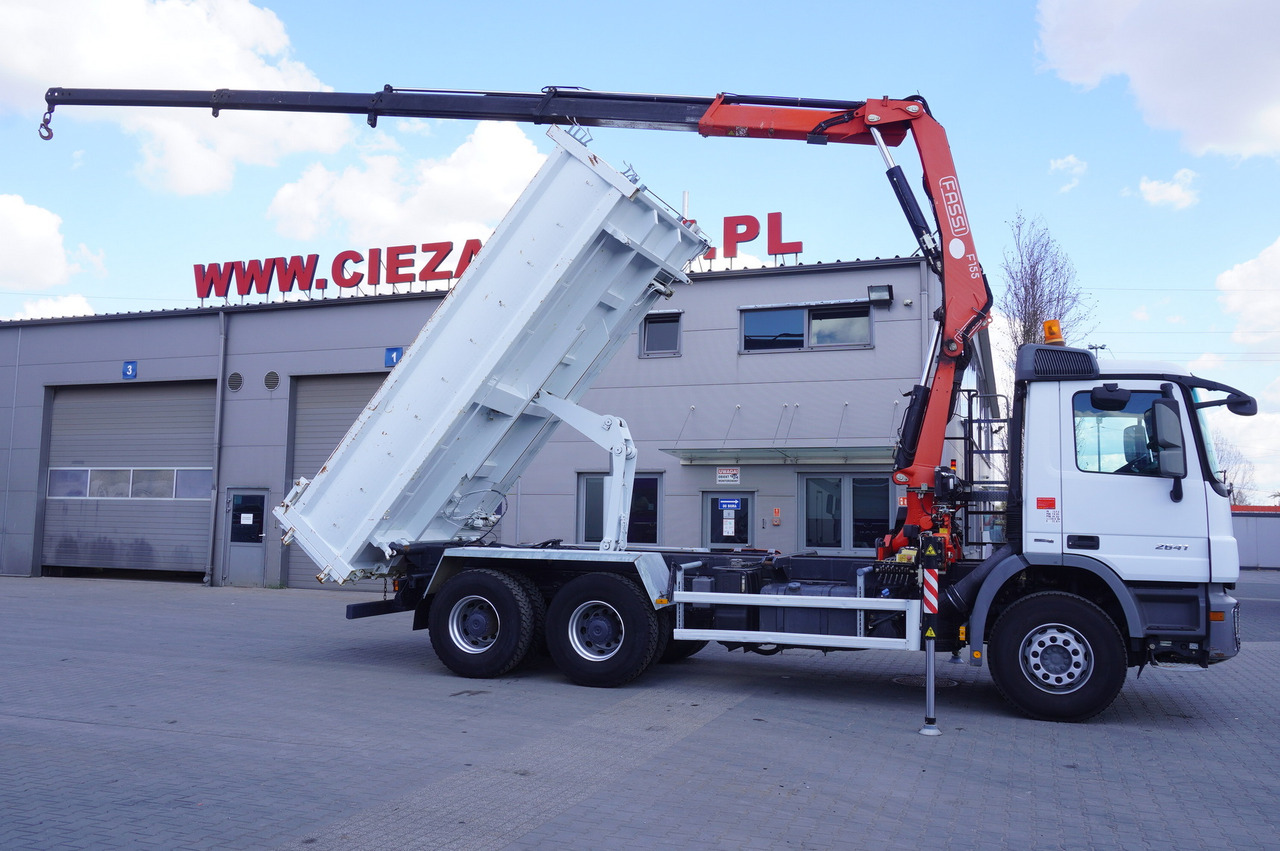 MERCEDES-BENZ Actros 2641 6×4 E5 / Crane / Dumper / 110000 km! - شاحنات مسطحة, شاحنة كرين: صورة 3 MERCEDES-BENZ Actros 2641 6×4 E5 / Crane / Dumper / 110000 km! - شاحنات مسطحة, شاحنة كرين: صورة 3
