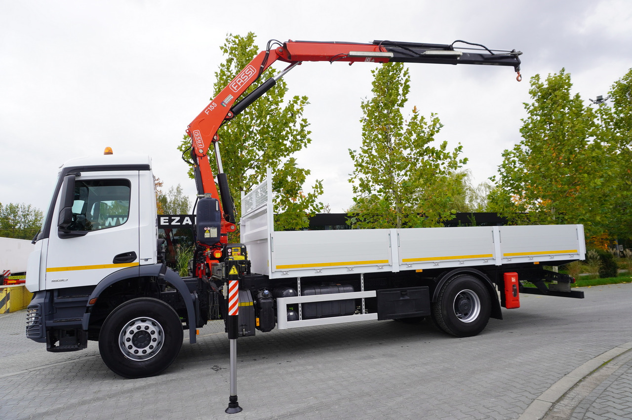 MERCEDES-BENZ Arocs 1830 / Flatbed 16 EPAL / HDS Fassi 155 / Reach 8 m / Load capacity 6160 kg - شاحنة كرين: صورة 5 MERCEDES-BENZ Arocs 1830 / Flatbed 16 EPAL / HDS Fassi 155 / Reach 8 m / Load capacity 6160 kg - شاحنة كرين: صورة 5