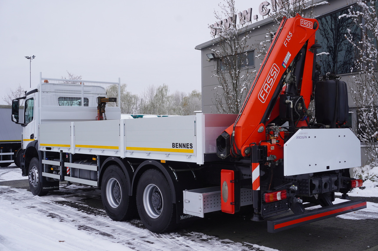 MERCEDES-BENZ Arocs 2633 flatbed truck / Crane FASSI F155A.0.23 / REMOTE CONTROL / 230,000 km - شاحنة كرين: صورة 3 MERCEDES-BENZ Arocs 2633 flatbed truck / Crane FASSI F155A.0.23 / REMOTE CONTROL / 230,000 km - شاحنة كرين: صورة 3