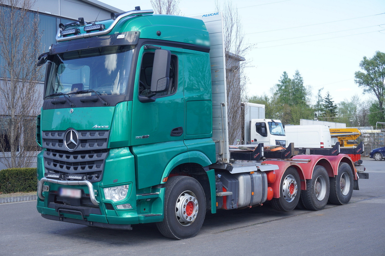 Mercedes-Benz Actros 3563 8 × 4 / 630 HP / steered axle / Logging superstructure - شاحنة هيكل كابينة: صورة 3 Mercedes-Benz Actros 3563 8 × 4 / 630 HP / steered axle / Logging superstructure - شاحنة هيكل كابينة: صورة 3