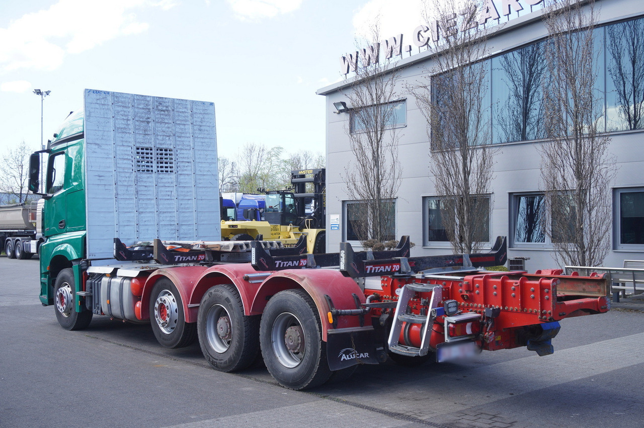 Mercedes-Benz Arocs 3563 8 × 4 / 630 HP / steered axle / Logging superstructure - شاحنة كرين: صورة 5 Mercedes-Benz Arocs 3563 8 × 4 / 630 HP / steered axle / Logging superstructure - شاحنة كرين: صورة 5