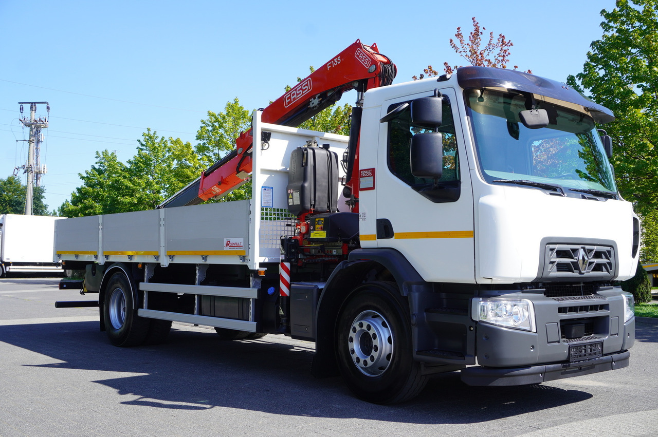 RENAULT C280 DTI 8 / FASSI crane 5.6 T / range 8 m / Flatbed 15 EPAL - شاحنات مسطحة, شاحنة كرين: صورة 5 RENAULT C280 DTI 8 / FASSI crane 5.6 T / range 8 m / Flatbed 15 EPAL - شاحنات مسطحة, شاحنة كرين: صورة 5