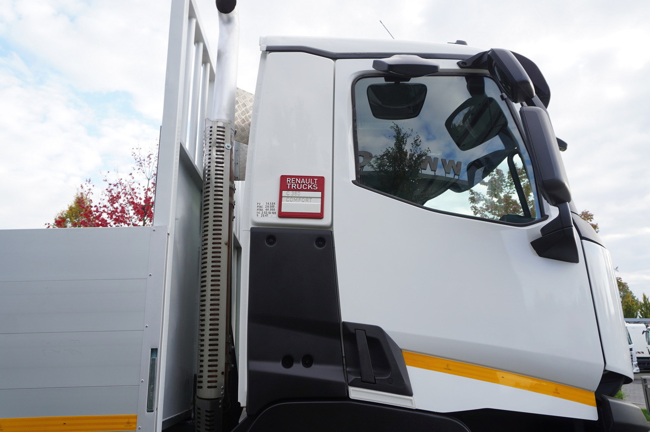 شاحنات مسطحة, شاحنة كرين RENAULT C380 Comfort 6x4 / Atlas 172.3E crane / Range 12.3 m / capacity 6.1 t / Flatbed 17 EPAL: صورة 18
