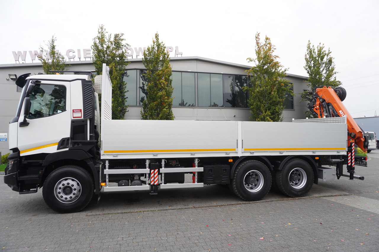RENAULT C380 Comfort 6x4 / Atlas 172.3E crane / Range 12.3 m / capacity 6.1 t / Flatbed 17 EPAL - شاحنة كرين: صورة 4 RENAULT C380 Comfort 6x4 / Atlas 172.3E crane / Range 12.3 m / capacity 6.1 t / Flatbed 17 EPAL - شاحنة كرين: صورة 4