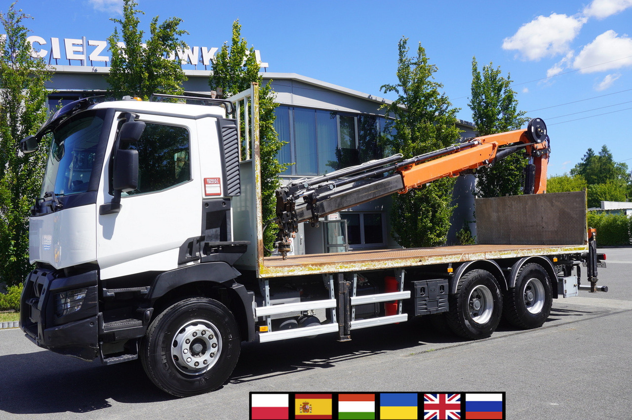 RENAULT C380 Comfort 6x4 / Atlas 6.1 T crane / range 12.3 m - شاحنة كرين: صورة 1 RENAULT C380 Comfort 6x4 / Atlas 6.1 T crane / range 12.3 m - شاحنة كرين: صورة 1