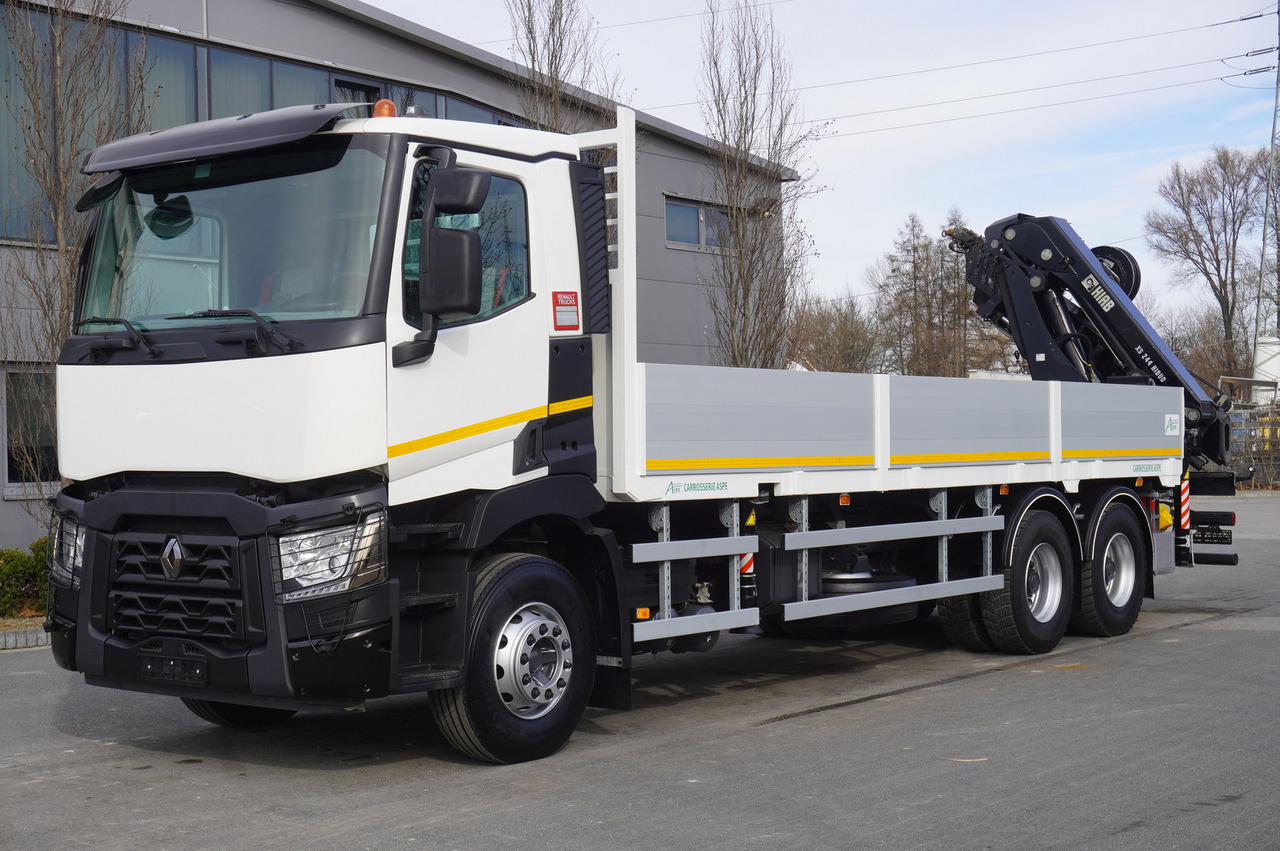 RENAULT C430 / HIAB 244 EP-5 HIDUO crane 8400 kg 15 m / Platform with stanchions - شاحنة كرين: صورة 3 RENAULT C430 / HIAB 244 EP-5 HIDUO crane 8400 kg 15 m / Platform with stanchions - شاحنة كرين: صورة 3