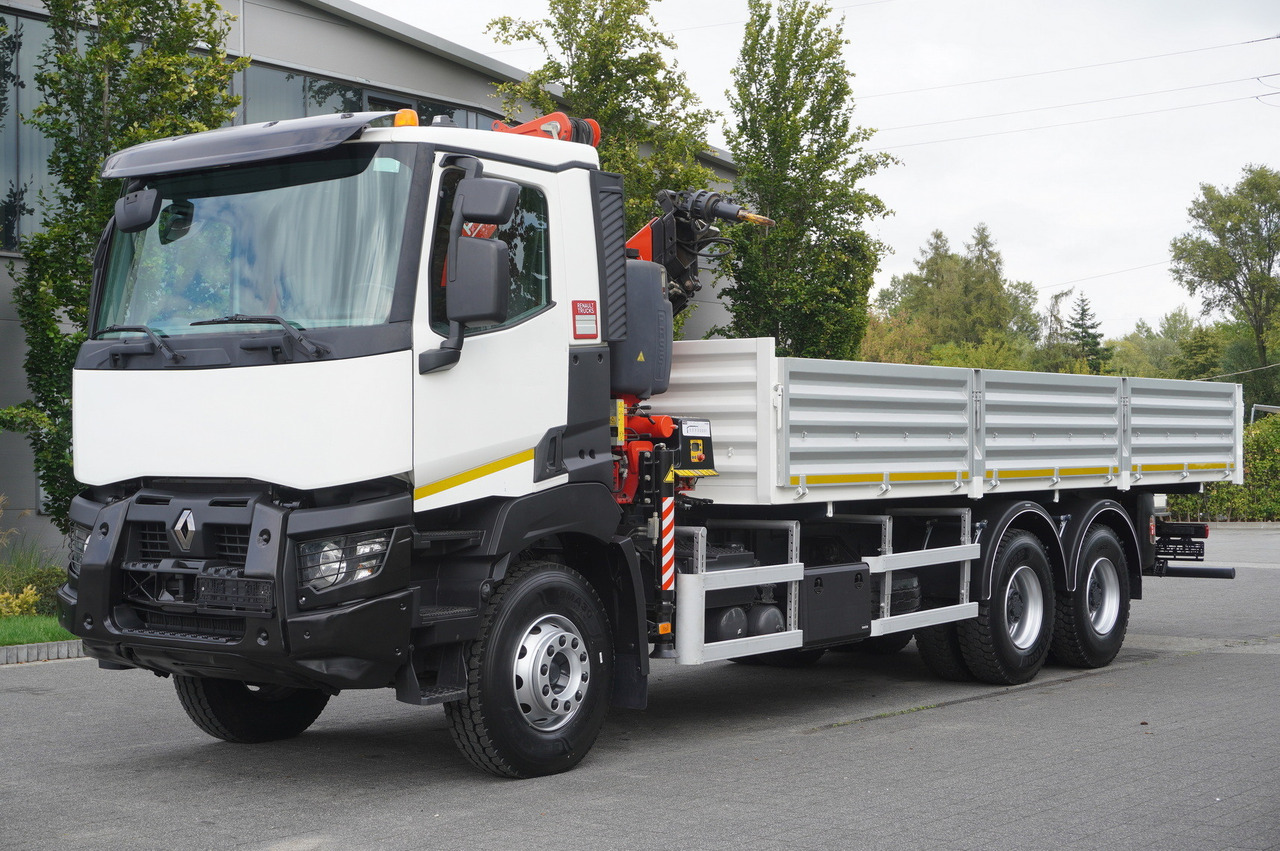 RENAULT K380 6×4 / FASSI F175 crane 7.85 t / 120 thousand km! / 2-sided tipper - شاحنة قلاب, شاحنة كرين: صورة 3 RENAULT K380 6×4 / FASSI F175 crane 7.85 t / 120 thousand km! / 2-sided tipper - شاحنة قلاب, شاحنة كرين: صورة 3