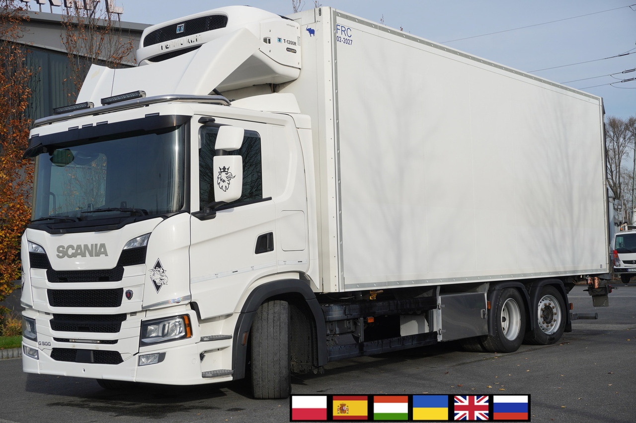 SCANIA G500 6x2 / Schmitz Refrigerator 19 EPAL Multitemperatura / Thermoking T1200R / Steering axle / 280 cm height - شاحنة الفريزر: صورة 1 SCANIA G500 6x2 / Schmitz Refrigerator 19 EPAL Multitemperatura / Thermoking T1200R / Steering axle / 280 cm height - شاحنة الفريزر: صورة 1
