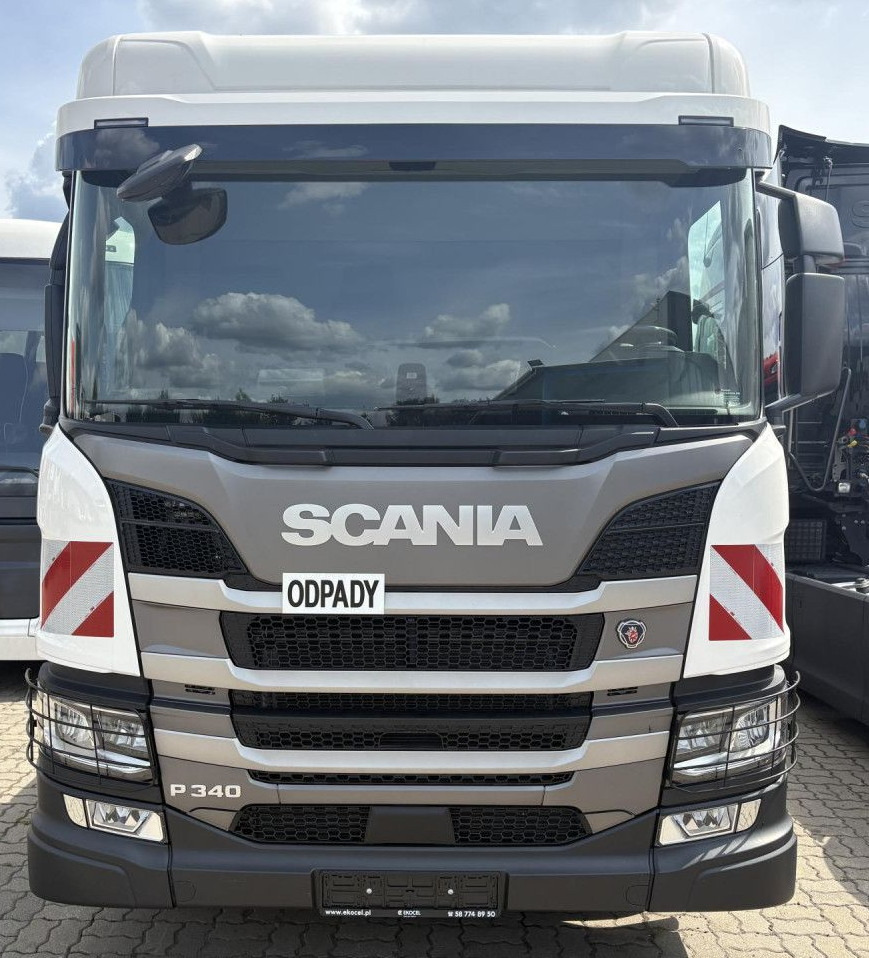 SCANIA P 340 B6x2*4NA / chassis frame / steering axle / CNG / large cab / 8 units - شاحنة النفايات: صورة 3 SCANIA P 340 B6x2*4NA / chassis frame / steering axle / CNG / large cab / 8 units - شاحنة النفايات: صورة 3