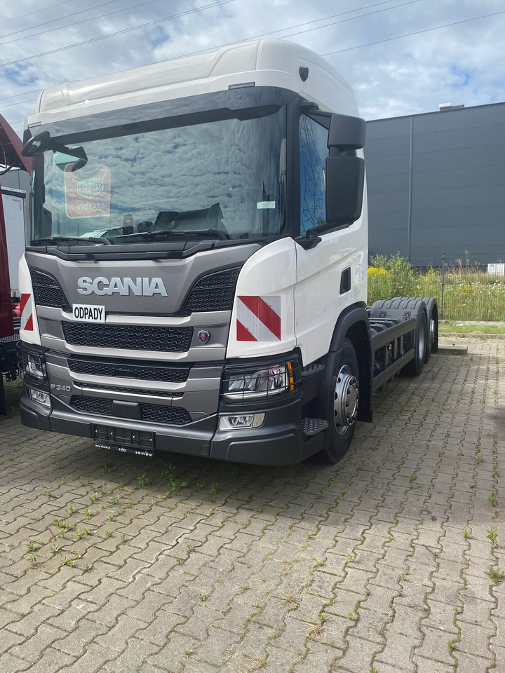 SCANIA P 340 B6x2*4NA / chassis frame / steering axle / CNG / large cab / 8 units - شاحنة هيكل كابينة: صورة 2 SCANIA P 340 B6x2*4NA / chassis frame / steering axle / CNG / large cab / 8 units - شاحنة هيكل كابينة: صورة 2