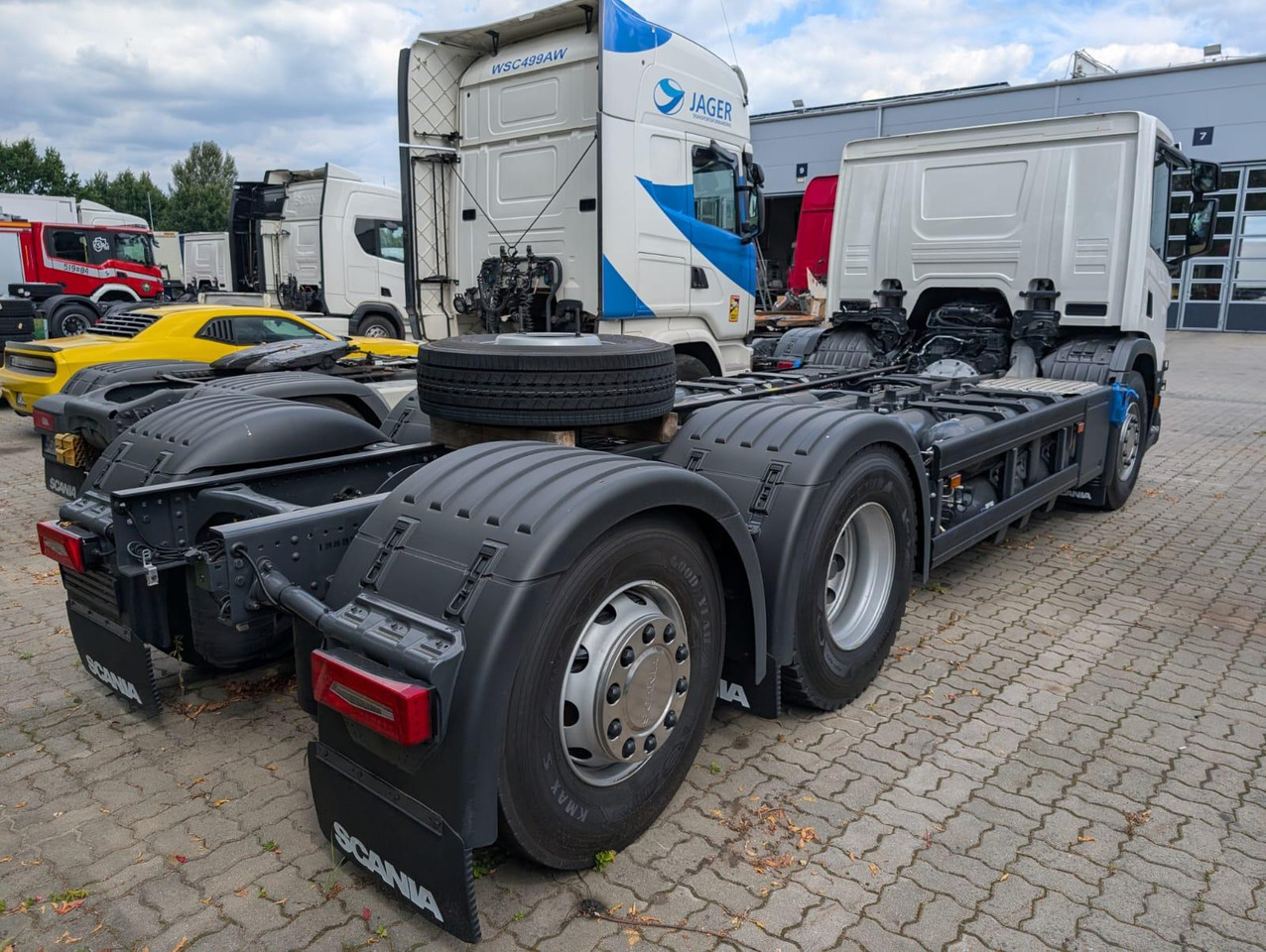 SCANIA P 340 B6x2*4NA / chassis frame / steering axle / CNG - شاحنة النفايات: صورة 5 SCANIA P 340 B6x2*4NA / chassis frame / steering axle / CNG - شاحنة النفايات: صورة 5