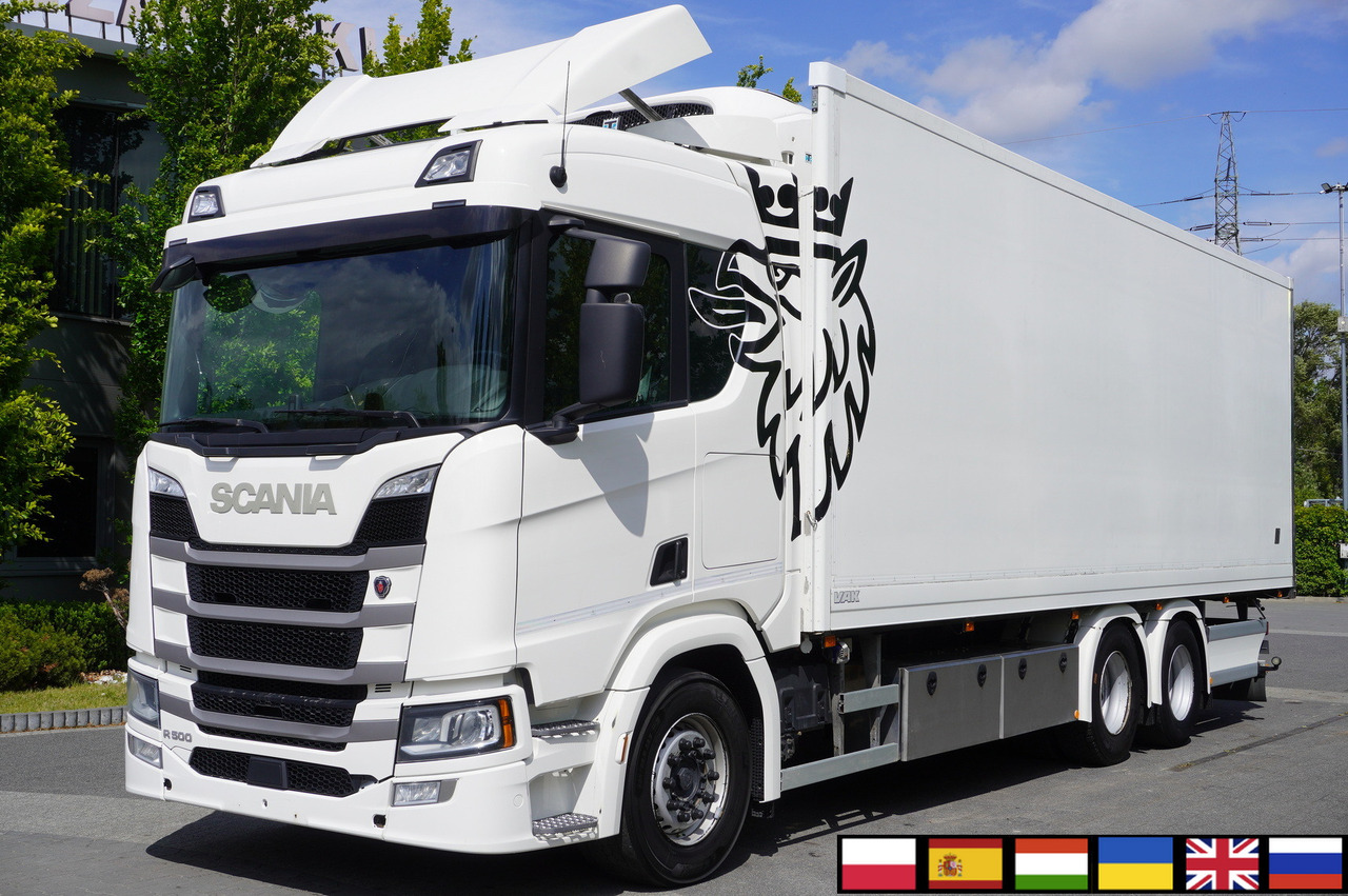 SCANIA R500 6x2 E6 refrigerated Doppelstock 40 EPAL - شاحنة الفريزر: صورة 1 SCANIA R500 6x2 E6 refrigerated Doppelstock 40 EPAL - شاحنة الفريزر: صورة 1