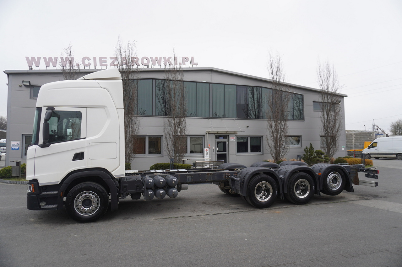Scania G540 8x4 / Chassis 8.7 m / Steered axle / 2021 - شاحنة هيكل كابينة: صورة 3 Scania G540 8x4 / Chassis 8.7 m / Steered axle / 2021 - شاحنة هيكل كابينة: صورة 3