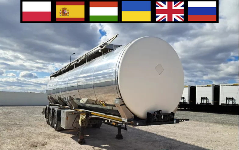 WIELTON NS3D 36 t food cistern / 3 chambers - نصف مقطورة صهريج: صورة 1 WIELTON NS3D 36 t food cistern / 3 chambers - نصف مقطورة صهريج: صورة 1