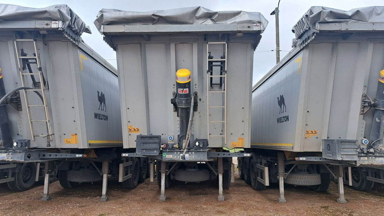 WIELTON NW-3 / weight 6.2 t / capacity 38m3 / Electrically folded roof / Teflon / 20 units, 2022 - قلابة نصف مقطورة نصف مقطورة قلابة: صورة 2 WIELTON NW-3 / weight 6.2 t / capacity 38m3 / Electrically folded roof / Teflon / 20 units, 2022 - قلابة نصف مقطورة نصف مقطورة قلابة: صورة 2