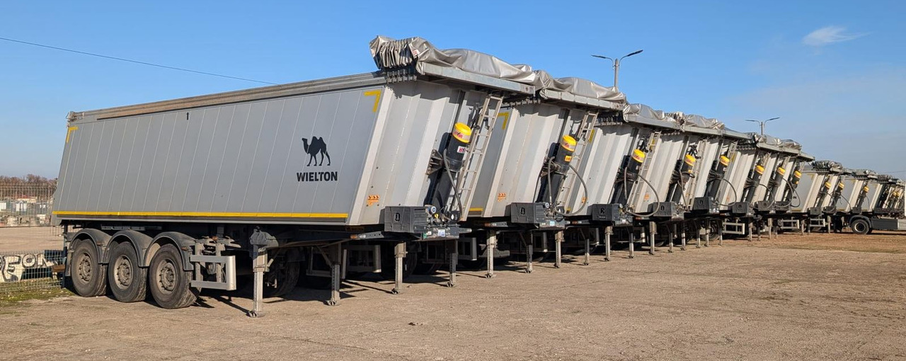 WIELTON NW-3 / weight 6.2 t / capacity 38m3 / Electrically folded roof / Teflon / 20 units, 2022 - قلابة نصف مقطورة نصف مقطورة قلابة: صورة 2 WIELTON NW-3 / weight 6.2 t / capacity 38m3 / Electrically folded roof / Teflon / 20 units, 2022 - قلابة نصف مقطورة نصف مقطورة قلابة: صورة 2