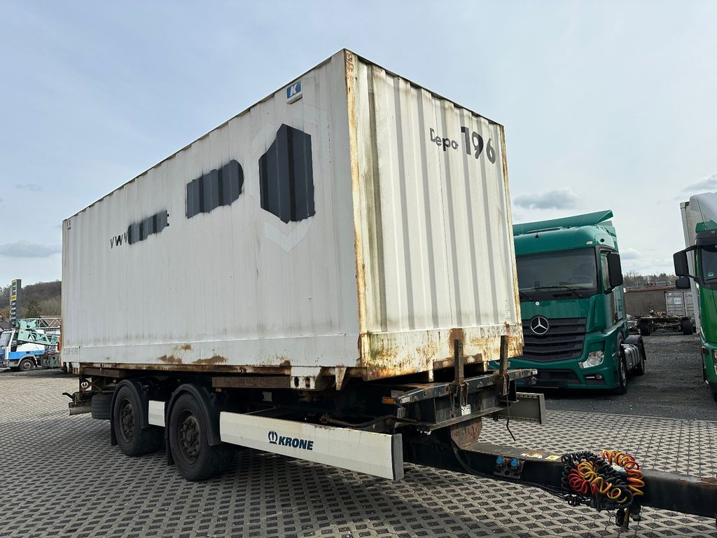 Krone ZZ 18- BDF Containerchassi Scheibenbremsen - - مقطورة نقل الحاويات: صورة 1 Krone ZZ 18- BDF Containerchassi Scheibenbremsen - - مقطورة نقل الحاويات: صورة 1