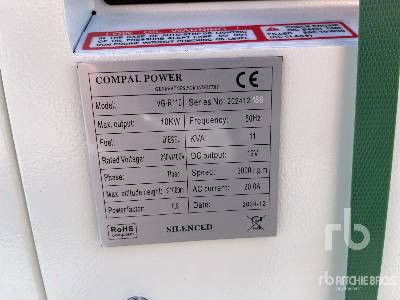 COMPAL POWER VG-R110 10kW (Unused) - مجموعة المولدات: صورة 5 COMPAL POWER VG-R110 10kW (Unused) - مجموعة المولدات: صورة 5