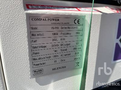 COMPAL POWER VG-R110 10kW (Unused) - مجموعة المولدات: صورة 5 COMPAL POWER VG-R110 10kW (Unused) - مجموعة المولدات: صورة 5
