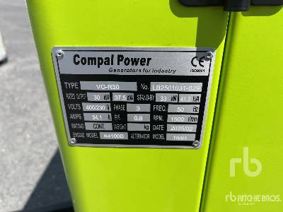 COMPAL POWER VG-R30 37.5 kVA 30kW (Unused) - مجموعة المولدات: صورة 5 COMPAL POWER VG-R30 37.5 kVA 30kW (Unused) - مجموعة المولدات: صورة 5