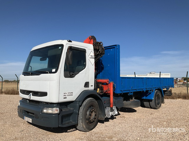 1999 Renault 250.18 1999 Palfinger PK12080 6360 kg ... Flatbed Truck with Crane - شاحنات مسطحة, شاحنة كرين: صورة 4 1999 Renault 250.18 1999 Palfinger PK12080 6360 kg ... Flatbed Truck with Crane - شاحنات مسطحة, شاحنة كرين: صورة 4