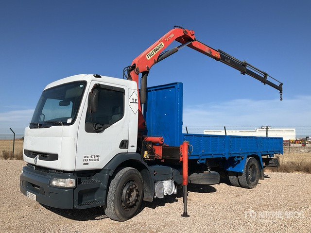 1999 Renault 250.18 1999 Palfinger PK12080 6360 kg ... Flatbed Truck with Crane - شاحنات مسطحة, شاحنة كرين: صورة 1 1999 Renault 250.18 1999 Palfinger PK12080 6360 kg ... Flatbed Truck with Crane - شاحنات مسطحة, شاحنة كرين: صورة 1