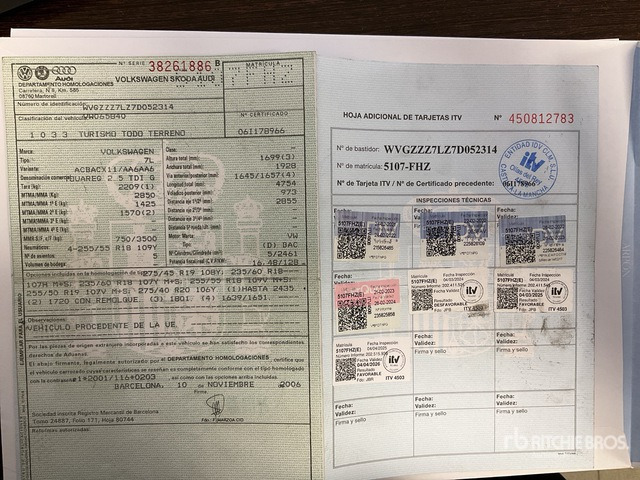 2006 Volkswagen Touareg 2.5 AWD SUV - سيارة دفع رباعي: صورة 2 2006 Volkswagen Touareg 2.5 AWD SUV - سيارة دفع رباعي: صورة 2