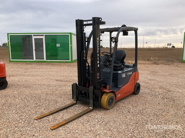 2009 Toyota 8FBMT16 Electric Forklift - رافعة شوكية كهربائية: صورة 1 2009 Toyota 8FBMT16 Electric Forklift - رافعة شوكية كهربائية: صورة 1