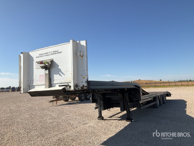 2013 Cartwright CTA 39A Tri/A Lowboy Trailer - عربة منخفضة مسطحة نصف مقطورة: صورة 2 2013 Cartwright CTA 39A Tri/A Lowboy Trailer - عربة منخفضة مسطحة نصف مقطورة: صورة 2