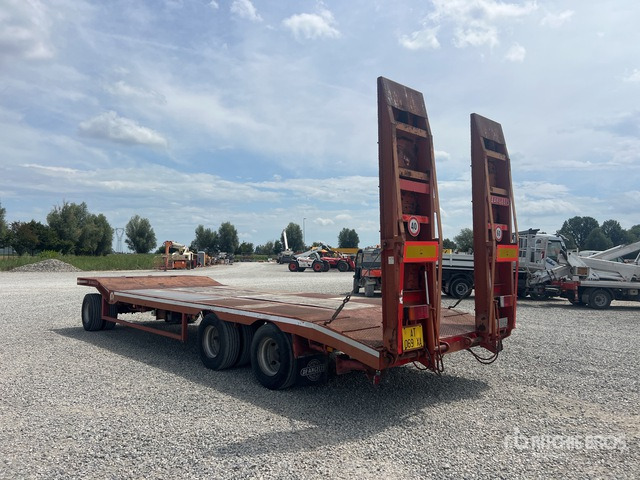 2002 DE Angelis 3R3201 8.45 m Tri/A Flatbed Trailer - مقطورة مسطحة منخفضة: صورة 3 2002 DE Angelis 3R3201 8.45 m Tri/A Flatbed Trailer - مقطورة مسطحة منخفضة: صورة 3