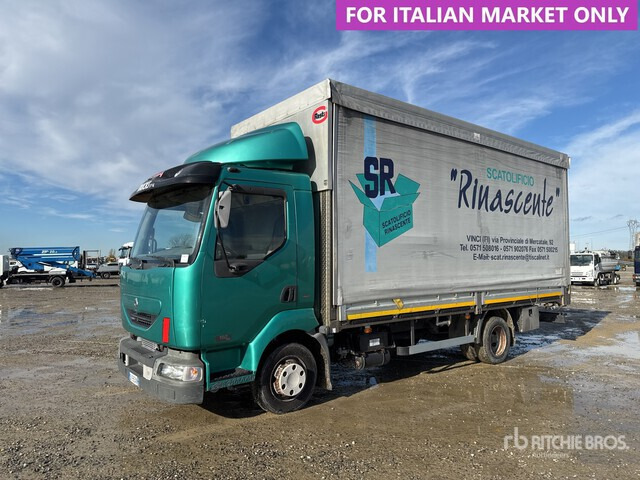 2004 Renault Midlum 4x2 Curtain Side Truck - شاحنة ستارة: صورة 2 2004 Renault Midlum 4x2 Curtain Side Truck - شاحنة ستارة: صورة 2
