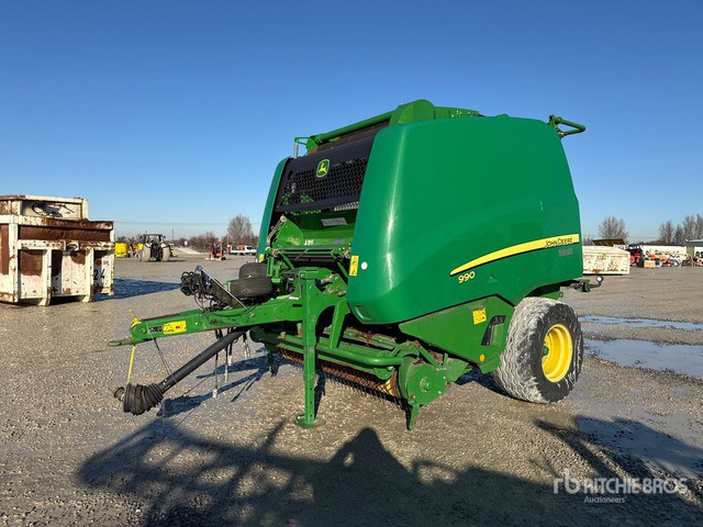 2015 John Deere 990 Round Baler - مكنة: صورة 1 2015 John Deere 990 Round Baler - مكنة: صورة 1