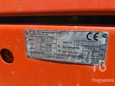 KUBOTA U35-3A2 - حفارة مُصَّغرة: صورة 5 KUBOTA U35-3A2 - حفارة مُصَّغرة: صورة 5