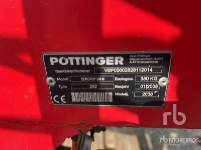 POETTINGER EUROTOP 380N - آلة تيبيس العشب/ آلة جمع العشب: صورة 5 POETTINGER EUROTOP 380N - آلة تيبيس العشب/ آلة جمع العشب: صورة 5