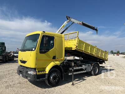 RENAULT MIDLUM 210 Bonfiglioli P5000L on 4x2 - شاحنة قلاب, شاحنة كرين: صورة 1 RENAULT MIDLUM 210 Bonfiglioli P5000L on 4x2 - شاحنة قلاب, شاحنة كرين: صورة 1