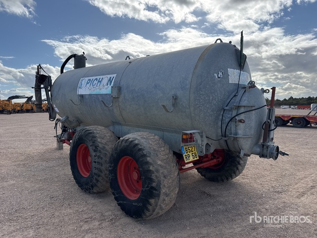1996 Pichon TCI10 Liquid T/A Tonne A Lisier 2 Essieux Liquid Manure Spreader - صهريج السماد السائل: صورة 3 1996 Pichon TCI10 Liquid T/A Tonne A Lisier 2 Essieux Liquid Manure Spreader - صهريج السماد السائل: صورة 3