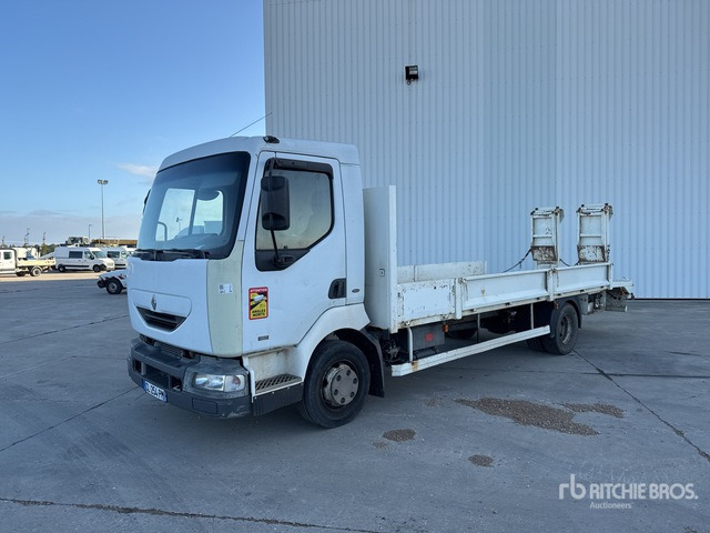2001 Renault Midlum 180 4x2 Camion Plateau 4x2 Flatbed Truck - شاحنات مسطحة: صورة 1 2001 Renault Midlum 180 4x2 Camion Plateau 4x2 Flatbed Truck - شاحنات مسطحة: صورة 1