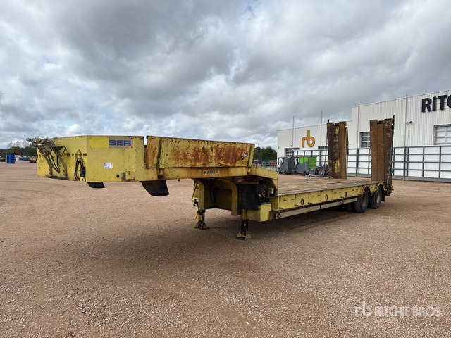 2002 Kaiser S3802F T/A Semi-Remorque Porte-Engins ... Lowboy Trailer - عربة منخفضة مسطحة نصف مقطورة: صورة 1 2002 Kaiser S3802F T/A Semi-Remorque Porte-Engins ... Lowboy Trailer - عربة منخفضة مسطحة نصف مقطورة: صورة 1