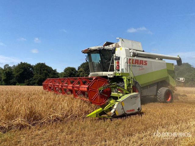 2003 Claas Lexion 460 Evolution Caterpillar C9 engine, with hea ... Combine Harvester - حصادة موحَّدة: صورة 1 2003 Claas Lexion 460 Evolution Caterpillar C9 engine, with hea ... Combine Harvester - حصادة موحَّدة: صورة 1