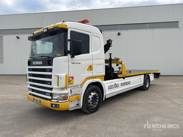 2003 Scania 4x2 Depanneuse Avec Grue Fassi ... Rollback Truck - شاحنة سحب: صورة 2 2003 Scania 4x2 Depanneuse Avec Grue Fassi ... Rollback Truck - شاحنة سحب: صورة 2