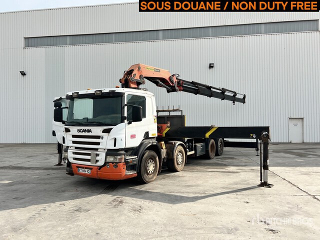 2005 Scania P380 2005 Palfinger PK 56002 18290 k ... Flatbed Truck with Crane - شاحنات مسطحة, شاحنة كرين: صورة 1 2005 Scania P380 2005 Palfinger PK 56002 18290 k ... Flatbed Truck with Crane - شاحنات مسطحة, شاحنة كرين: صورة 1