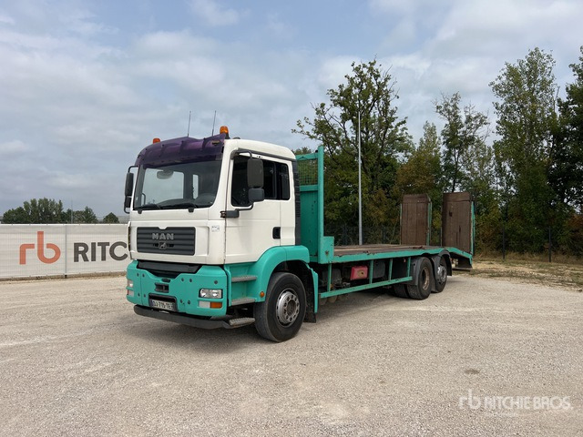 2006 MAN TGA 26.390 6x2-2BL Camion Plateau Flatbed Truck - شاحنة نقل سيارات شاحنة: صورة 1 2006 MAN TGA 26.390 6x2-2BL Camion Plateau Flatbed Truck - شاحنة نقل سيارات شاحنة: صورة 1